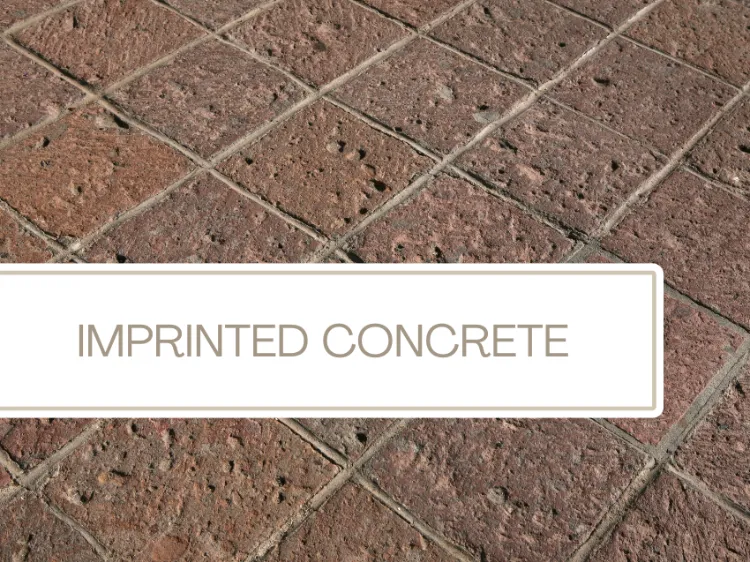 imprinted concrete Dublin with minimal maintenance