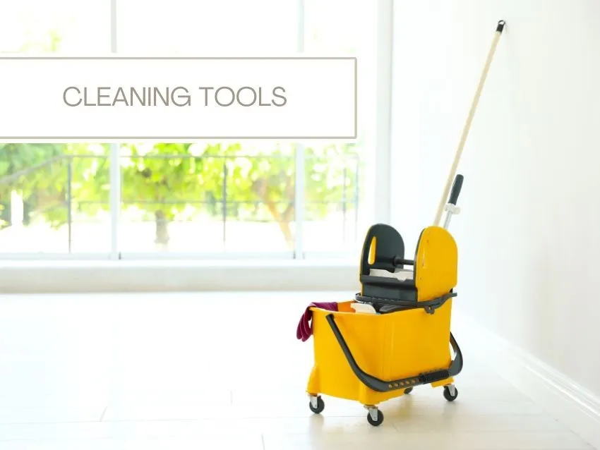 paving materials and cleaning tools