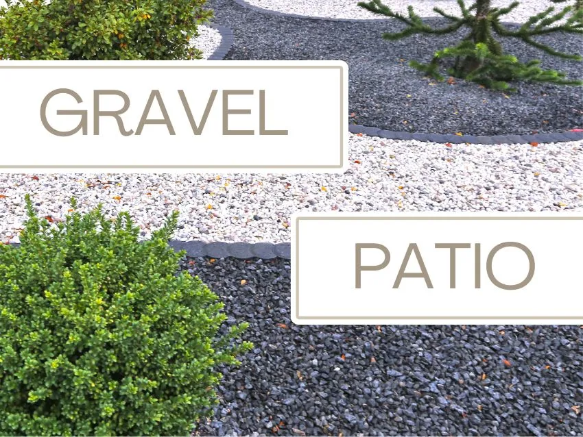 gravel patio